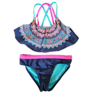 Angel Beach 2 Piece Swim Suit Size 8